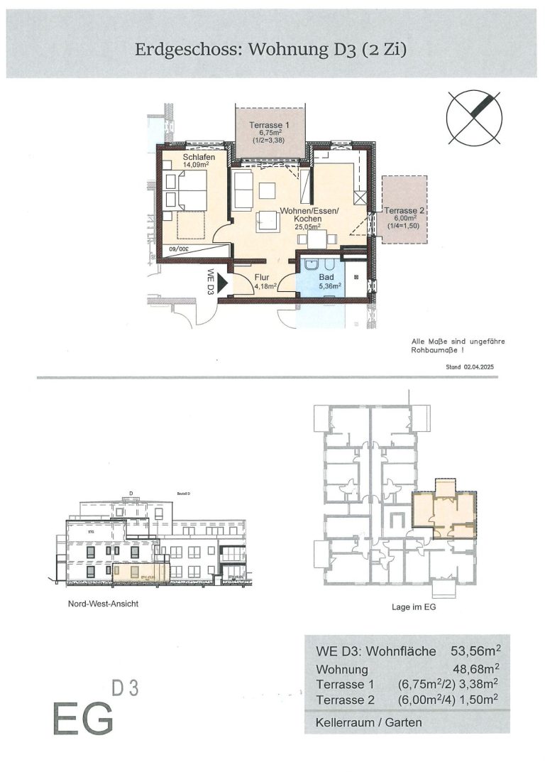 Obergeschosswohnung C7 2 Zimmer